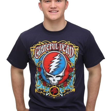 Liquid Blue Men's Grateful Dead Steal Your Roses S