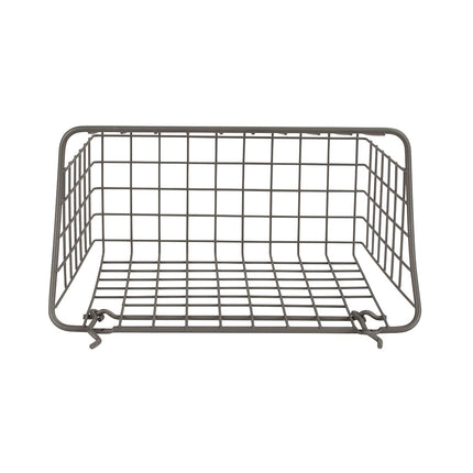 Spectrum Diversified Mount Basket, Steel, Industrial Gray, 10" L x 7" W