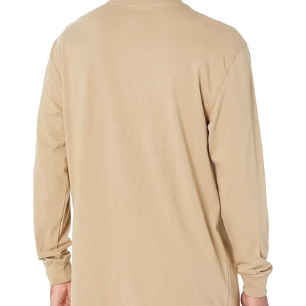 Dickies Men's Long Sleeve Heavyweight Crew Neck Big and Tall, Desert Sand, XL