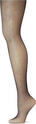 Capezio Classic Fishnet Tight With Seams, Black, L