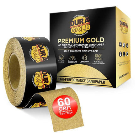Dura-Gold - Premium - 60 Grit Gold - Longboard Con
