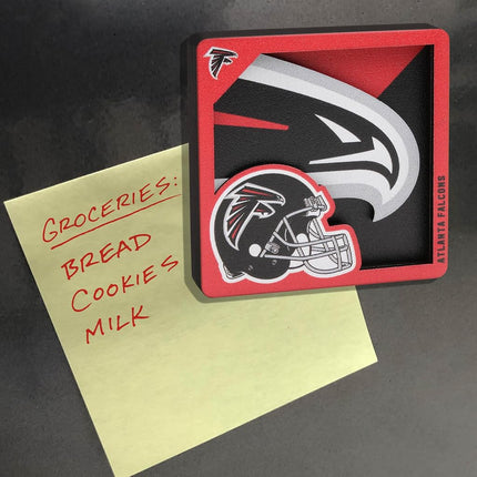 YouTheFan NFL Atlanta Falcons 3D Logo Series Magnets
