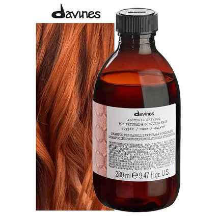 Davines Alchemic Copper Shampoo by Davines for Unisex - 9.46 oz Shampoo, 283.8 milliliters