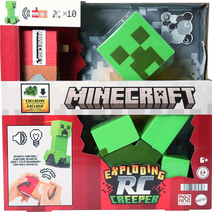Mattel Minecraft Exploding RC Creeper with Lights 