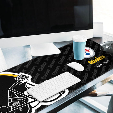 YouTheFan NFL Pittsburgh Steelers Logo Series Desk Pad SMU