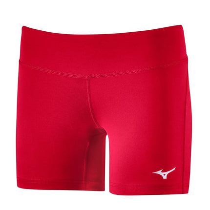 Mizuno Women's Victory 5" Inseam Volleyball Shorts, Red, L