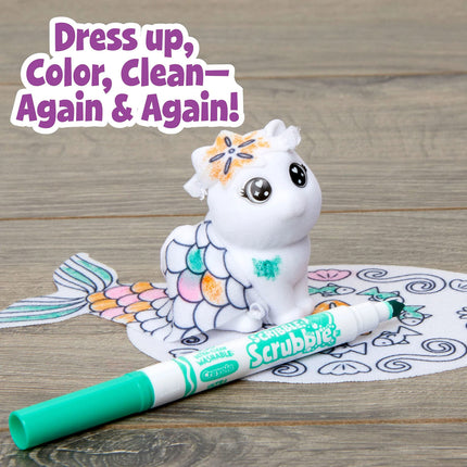 CRAYOLA Scribble Scrubbie Pets Scented Spa, Features Scented Markers
