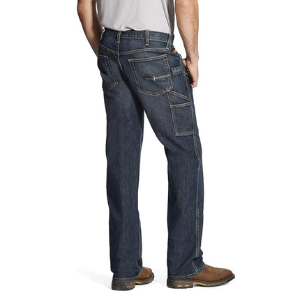 Ariat Men's Rebar M4 Low Rise DuraStretch Workhorse Boot Cut Jeans, Phantom, 35W x 30L
