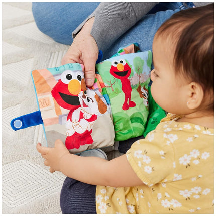 GUND Sesame Street Furry Friends Forever Soft Book Elmo and Tango Plush, 6.5”
