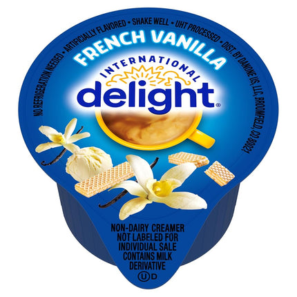 International Delight Non-Dairy French Vanilla, 288 Count Single-Serve Coffee Creamers