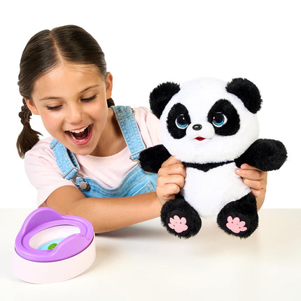 Little Live Pets My Baby Panda ChuChu|Interactive Pet with 50+ Sounds & Reactions, Kicks Feet, Poops, Giggles & More – Includes Potty & Repeat Play – Fun & Adorable Gift for Kids