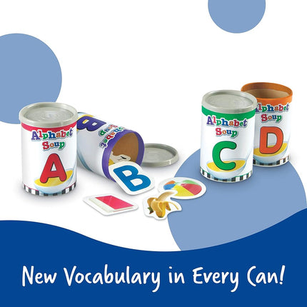 Learning Resources Alphabet Soup Sorters, Ages 4+