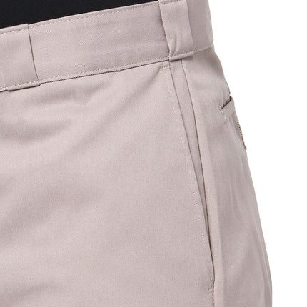 Dickies Men's Loose Fit Double Knee Work Pants – Durable Twill Utility Trousers for Construction, Warehouse, Industrial Use, Silver, 40W x 30L