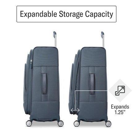 Samsonite Uplift Softside Luggage with Spinner Wheels, Elemental Blue, Carry-On 20-Inch, Uplift Softside Luggage with Spinner Wheels