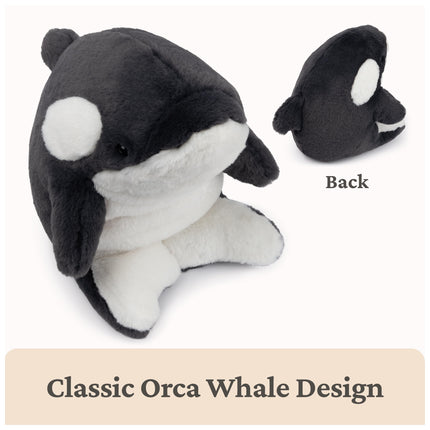 Peluche Orca Flynn de Gund Snuffles Friends, 25 cm de altura