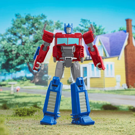 Transformers Toys EarthSpark Warrior Class Optimus Prime, 12.5-cm Action Figure, Robot Toys for Children Aged 6 and Up