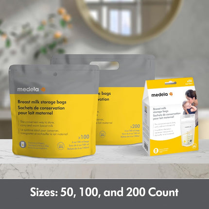 Medela Breast Milk Storage Bags | 200 Count