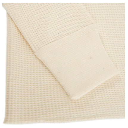 Fruit of the Loom Camiseta térmica tipo waffle prémium para niños, paquete de 2, jaspeado gris/natural, 10-12
