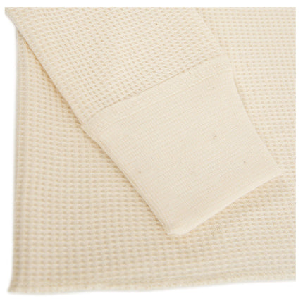 Fruit of the Loom Camiseta térmica tipo gofre prémium de 2 unidades para niños, color gris jaspeado/natural, 6-7