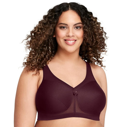 Glamorise MagicLift Active Support Wirefree Bra 1005 (Women's & Women's Plus) Wine