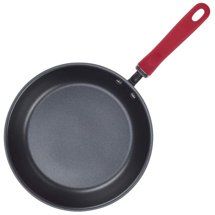 Rachael Ray Create Delicious Deep Hard Anodized Nonstick Frying Pan/Fry Pan/Hard Anodized Skillet - 10.25 Inch, Gray