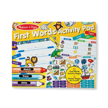 First Words Activity Pad [Toy] [Sep 19, 2019] Melissa & Doug