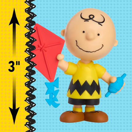 Peanuts 10-Piece Collector’s Figure Set, 8 cm Figurines, Toy for Fans, Collectors, Boys, Girls, Kids Ages 3 and Up