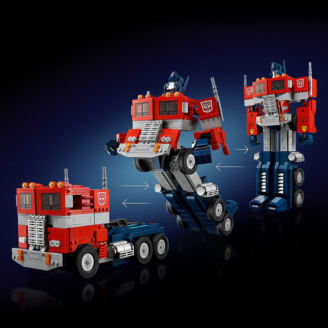 LEGO Optimus Prime 10302 Building Set for Adults; Build a Collectible Model of a Transformers Legend (1,508 Pieces), Standard