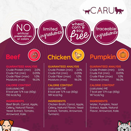 CARU Daily Dish Broth Chicken Broth 500gr Cat & Dog Food