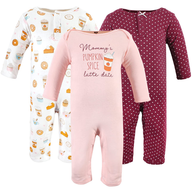 Hudson Baby baby-girls Cotton Coveralls, Pumpkin S