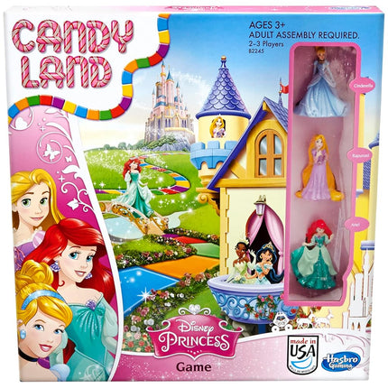 Hasbro Candy Land Disney Princess Edition Board Game for Kids, Ages 3+, 2-4 Players
