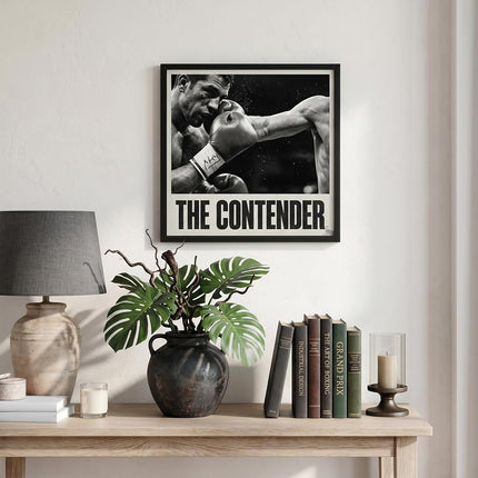 Americanflat 16x16 Picture Frame in Black - Thin Border Photo Frame with Plexiglass Cover and Hanging Hardware Included - Square Picture Frame for Wall