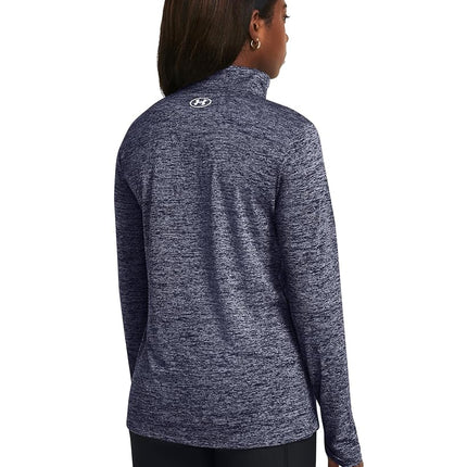 Under Armour Women's Tech 1/2 Zip Twist T-Shirt Navy/White XL XL
