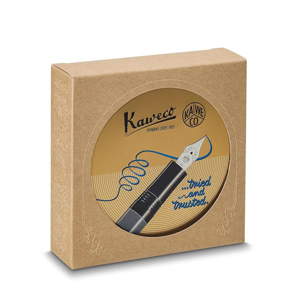 Kaweco PISTON SPORT AL Black/Gold Starter Set I Nib: BB (Extra Broad)