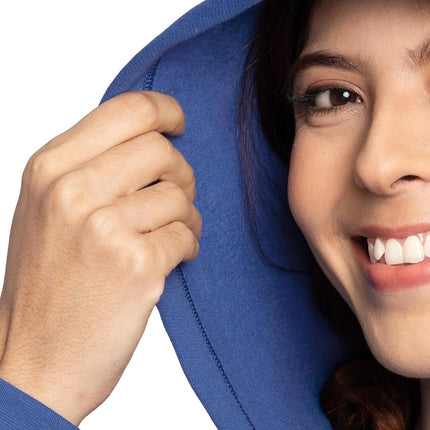 Fruit of the Loom Eversoft Fleece Hoodies, Pullover & Full Zip, Moisture Wicking & Breathable, Sizes S-4x, Mellow Blue, XXL