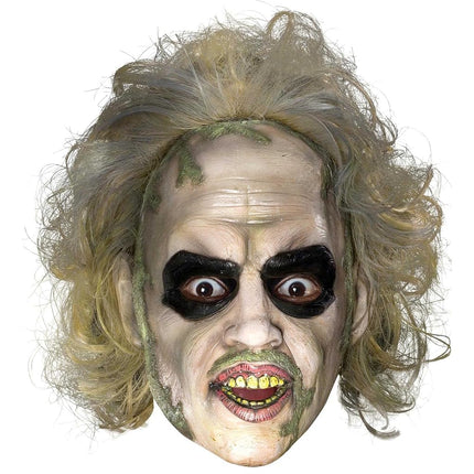 Rubies Beetlejuice Mask with Hair Adult Beetlejuice Horror Costume Accessory