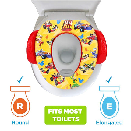 Disney Mickey Mouse"Track Adventures" Soft Potty Seat - Potty Training Seat