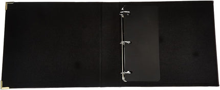 Pioneer Photo Albums Pioneer 3-Ring Sewn Cover Album 12"X12"-Navy Blue Oxford, Faux Leather