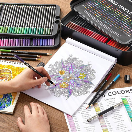 Shuttle Art 174 Professional Colouring Pencils, Coloured Pencils Set
