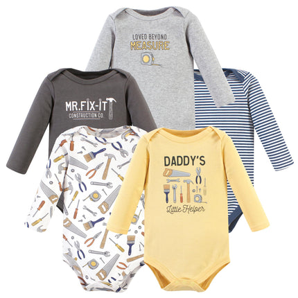 Hudson Baby Unisex Baby Cotton Long-Sleeve Bodysui