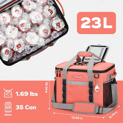 Maelstrom Soft Cooler Bag, 35 Can Beach Cooler with Flip-top Access