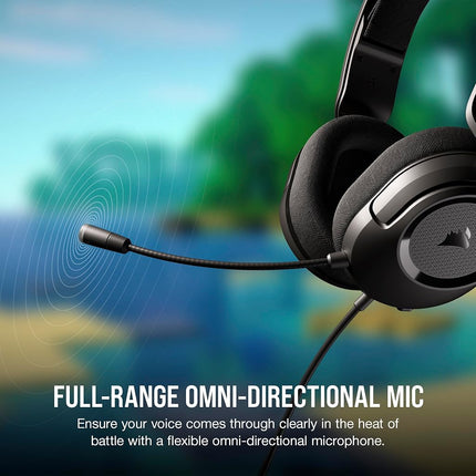 Corsair HS35 v2 Multiplatform Wired Gaming Headset � Flexible Omni-Directional Microphone � Universal 3.5mm Connection � PC, Mac, PS5, PS4, Xbox, Nintendo Switch, Mobile � Red