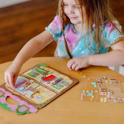 Melissa & Doug Puffy Sticker Activity Books Set - Farm, Safari, and Chipmunk