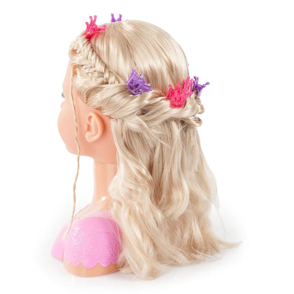 Bayer Charlene Super Model Doll Head, for Hair Styling & Accessories, 27cm