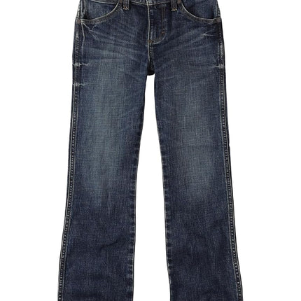 Wrangler Boys Retro Slim Fit Boot Cut Jean, Layton, 12