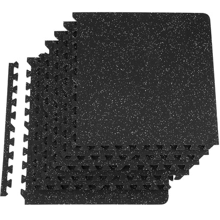 VEVOR 6 PCS 14mm Thick Gym Floor Mats, 61 x 61 cm 