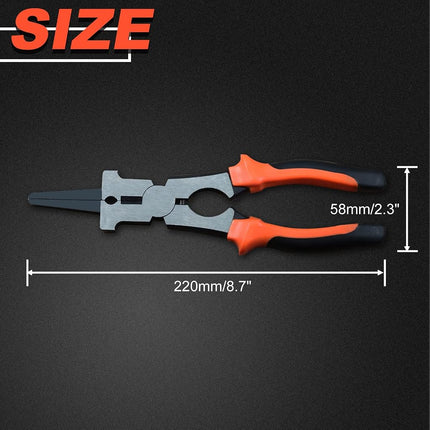 SPEEDWOX MIG Welding Pliers 9 Inch, MIG Core Pliers, Welding Tools for Scraping Spatter Gripping Drawing Wire Nozzle Tip Removal Install