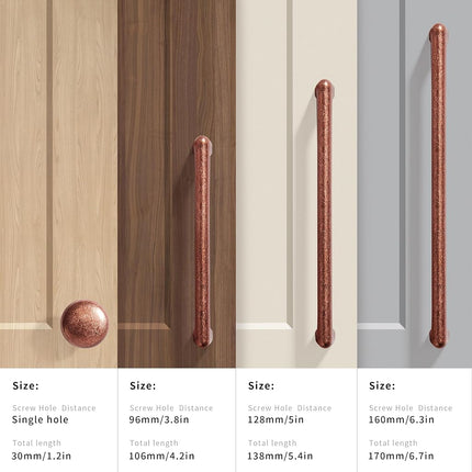 khtumeware 10 Pack 5"(128mm) Vintage Drawer Pulls Antique Copper Cabinet Pulls Kitchen Hardware Cabinet Handles Drawer Handles Knobs.