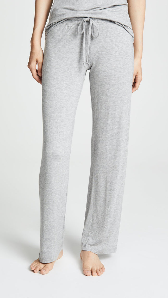 PJ Salvage Women's Rayon Basics Lounge Pant, heathergrey, M