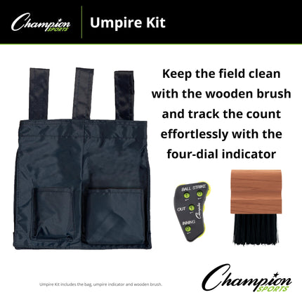 Champion Sports Baseball Umpire Kit - Accessories Included